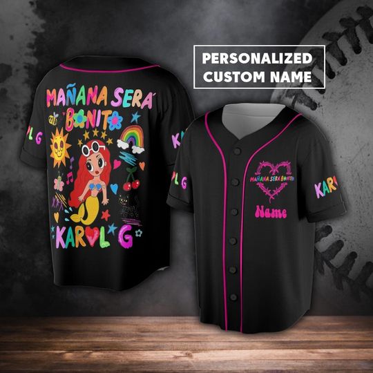 Discover Personalized Karol G Mana Sera Bonito Baseball Jersey