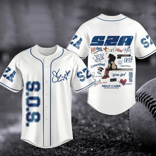 Discover Sza SOS New Album Signature Baseball Jersey, Sza Good Day