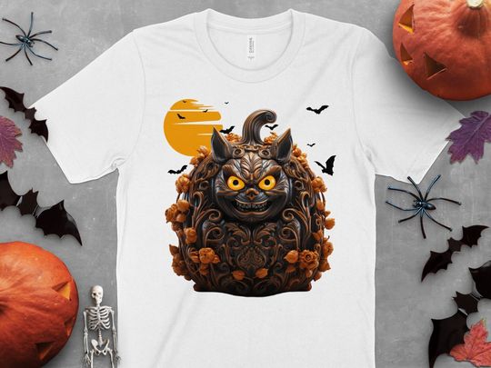 Discover Scary Jack-O-Lantern T-Shirt for Women