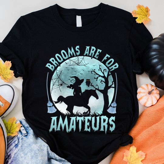 Discover Funny Witch Riding Horse Shirt