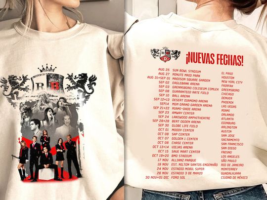 Discover Vintage RBD Double-Sided Tour 2023 T-Shirt
