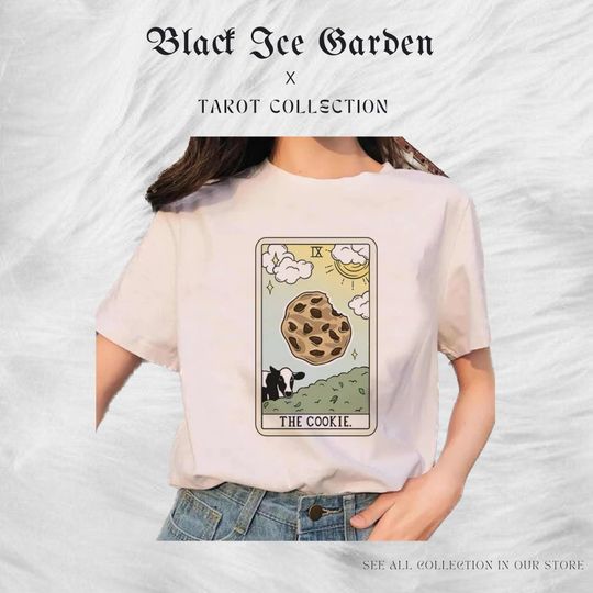 Discover Cute T Shirts Tarot Cards Witch T Shirt Gothic Aesthetic Clothes Esoteric Shirt Dress Hoodie Kawaii Vintage Women Oversized Alternative Art