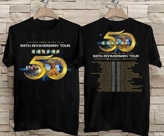 Discover Kansas Band 50th Anniversary Tour 2023 T-Shirt
