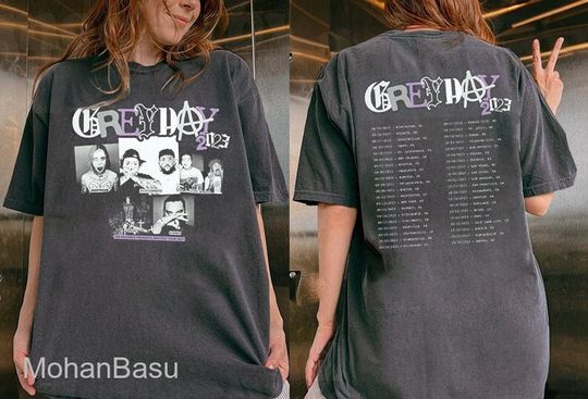Discover Grey Day Tour 2023 Shirt, Grey Day Concert 2023 Shirt