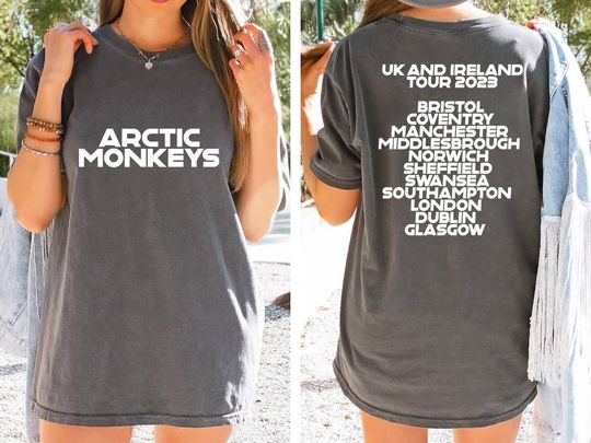 Discover Color Arctic Monkeys 2023 North America Tour Pistachio T Shirt