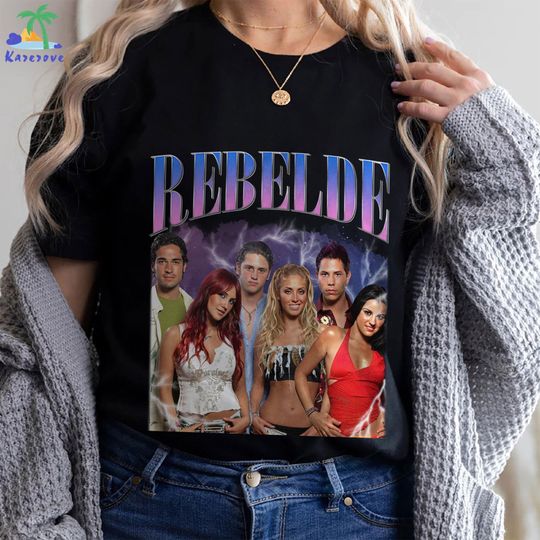 Discover Rebelde T-Shirt for 2023 World Tour Merchandise