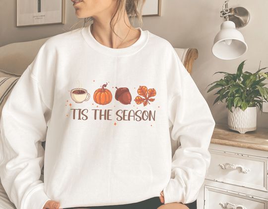 Discover Tis The Season Sweatshirt, Thanksgiving Pumpkin Shirt, Thanksgiving Gifts