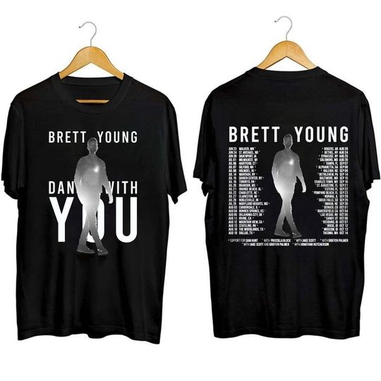 Discover Brett Young Dance With You Tour 2023 Shirt, Brett Young Fan Shirt, Dance With You Tour 2023 Shirt