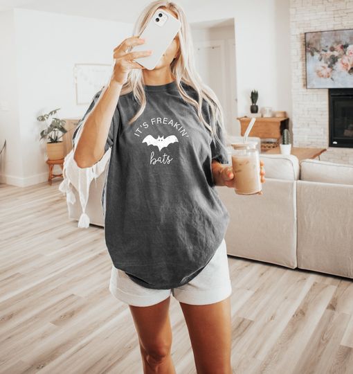 Discover Cute Bat Halloween T-Shirt - Spooky Season Shirt