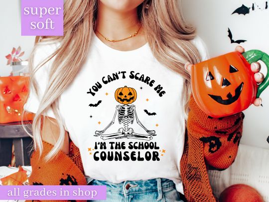 Discover School Counselor Halloween Shirt - Spooky Gift