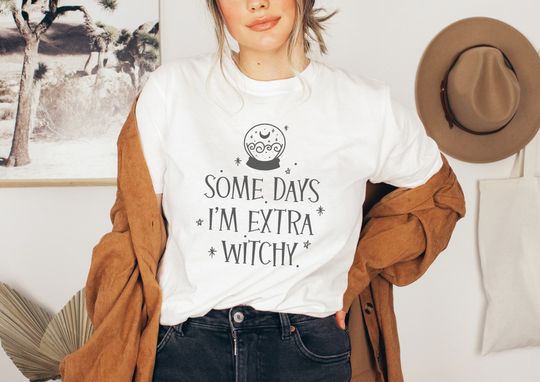 Discover Witch Halloween T-Shirt - Boho Autumn Vibe