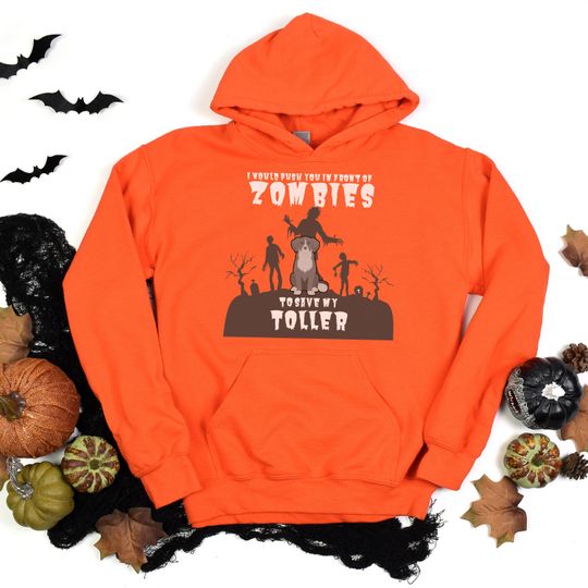 Discover Duck Tolling Retriever Halloween Hoodie - Cute Zombie Pet Look