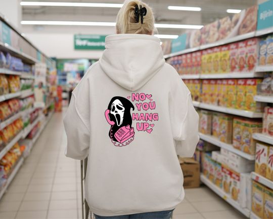 Discover Scream Ghostface No You Hang Up Sweatshirt