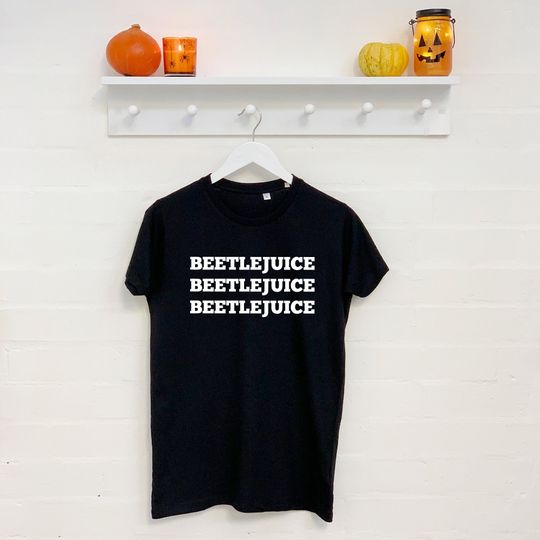 Discover Beetlejuice Halloween T-shirt.