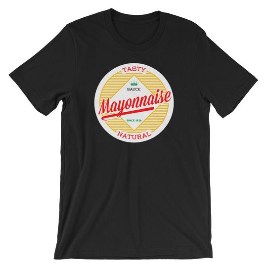 Discover Mayonnaise Lazy Costume Tee | Funny Sarcastic Halloween T-Shirt | Funny Cheesy Halloween Scary Ghost Food Tee | Unisex short sleeve t-shirt