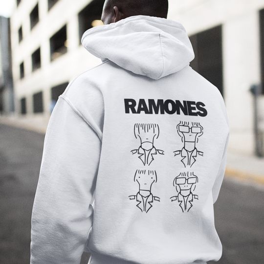 Discover Custom Ramones Graphic Hoodie for Fans