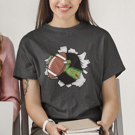 Discover Zombie Football Halloween Shirt for Fans