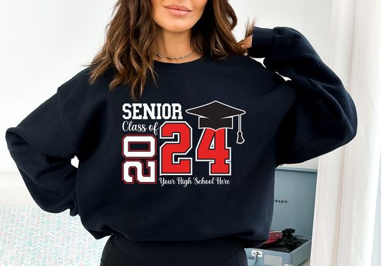 Discover Personalized Senior 2024 Hoodie for Graduates