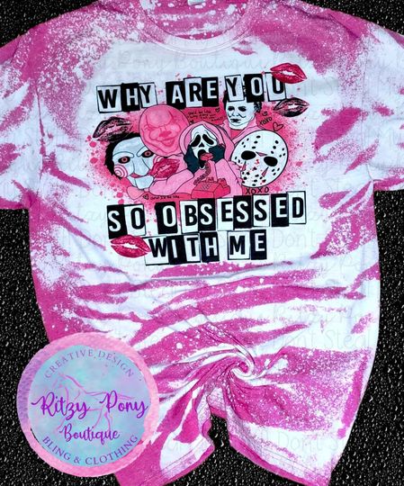 Discover Mean Girls Halloween Horror Shirt | Why Are You So Obsessed With Me Shirt | Halloween T-Shirt |