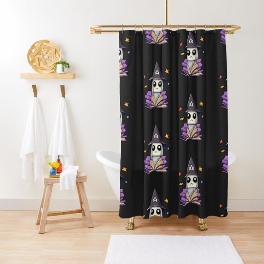 Discover A funny halloween witch Shower Curtain