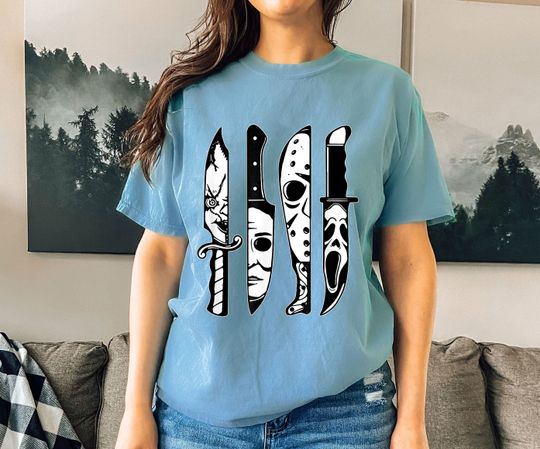 Discover Horror Movie Halloween Shirt - Spooky Season Gift