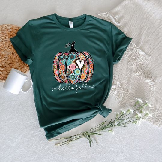 Discover Hello Fall Shirt - Cute Autumn Inspired Apparel