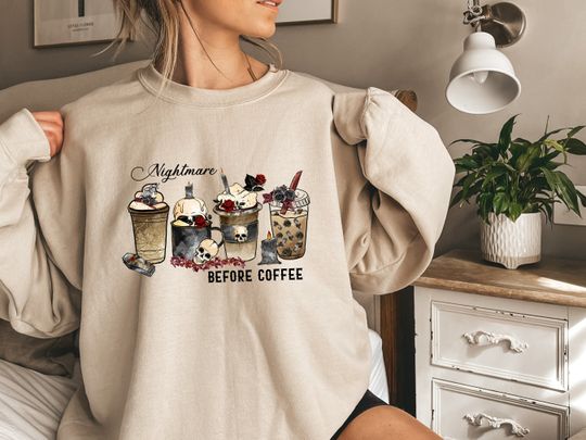 Discover Funny Halloween Coffee Shirt for Enthusiasts