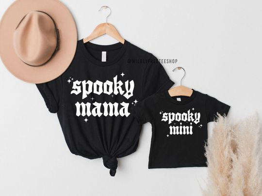 Discover Matching Mommy and Mini Spooky Halloween Outfits