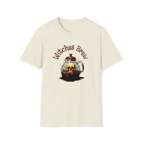 Discover Unisex Halloween Witches Brew Skull T-Shirt