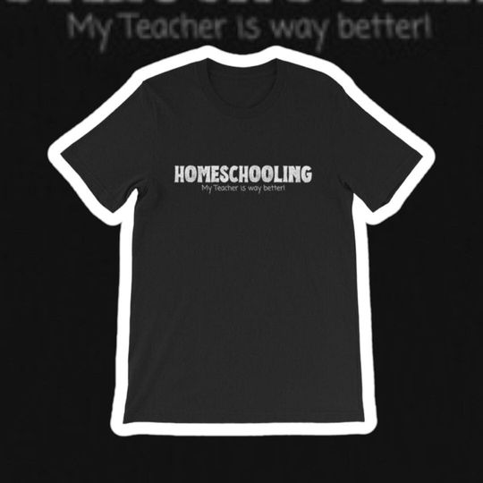 Discover Kids Halloween T-shirt Tee "Homeschooling" Halloween Funny Scary Gift For Boy Girl Son Daughter Nephew Niece Grandson Granddaughter