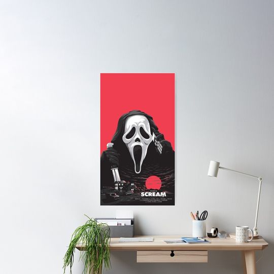Discover Scream Ghostface Horror Movie Poster