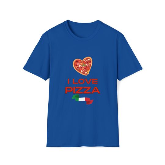 Discover Unisex Softstyle Pizza T-Shirt