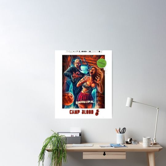 Discover Camp Blood Horror Movie Poster