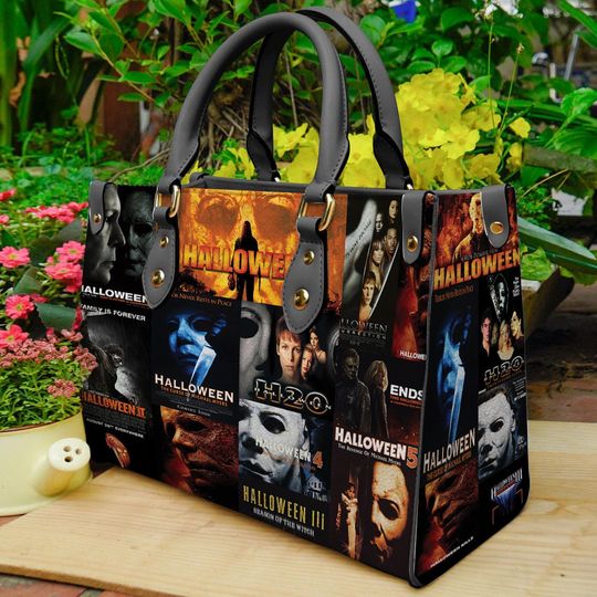 Discover Halloween Leather Handbag, Michael Myers Handbag