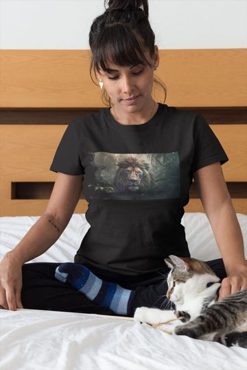 Discover Majestic Lion Face T-Shirt - Wild Animal Lover Apparel