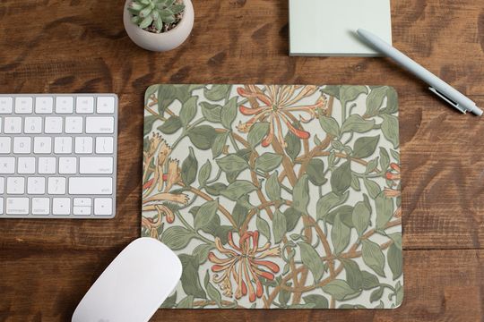 Discover William Morris - Honeysuckle Mousepad, Morris and Co Mousepad