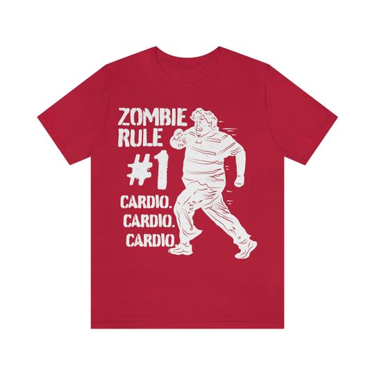 Discover Zombie Rule #1 - Premium T-Shirt | Cardio Workout, Runner Gift, Funny