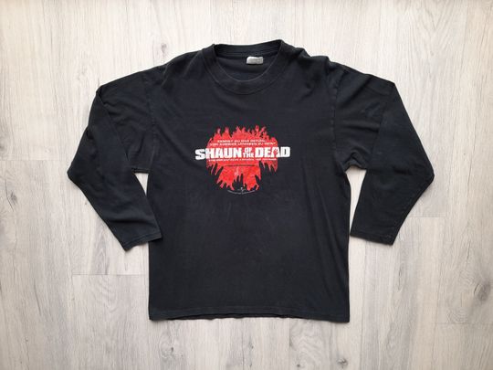 Discover Vintage 2004 Shaun of the Dead Comedy Zombie Tee