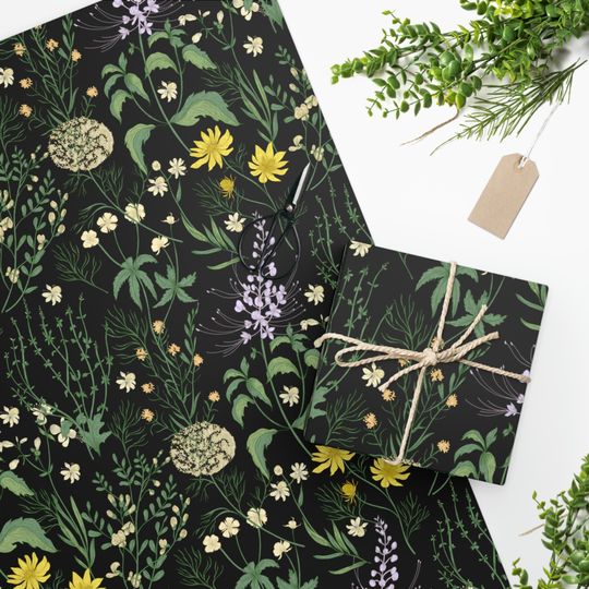 Discover Wildflower Wrapping Paper | Cottagecore Wrapping Paper