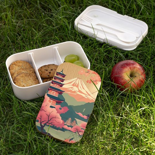 Discover Japanese Bento Box - Classic Lunch Container for Adults and Kids