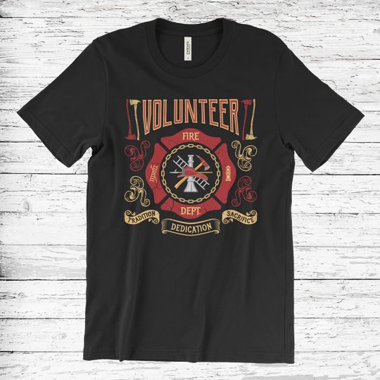 Discover Volunteer Firefighter T-Shirt - Honor Your Hero