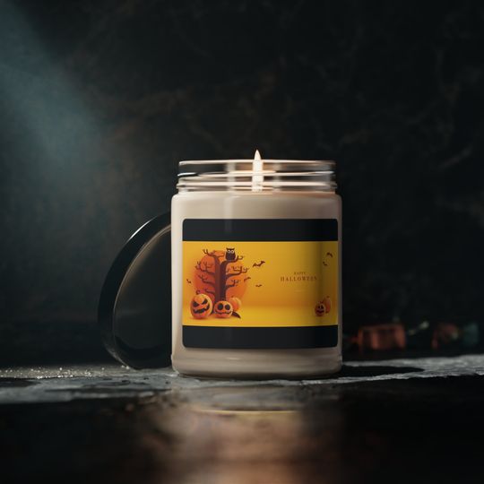 Discover Halloween Scented Soy Candle