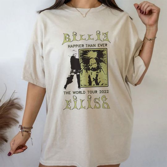 Discover Happier Than Ever Billie Eilish Sweatshirt - Comfy Merch for Fans