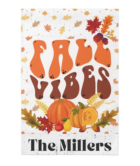 Discover Personalized Fall Outdoor Decor Garden Flag