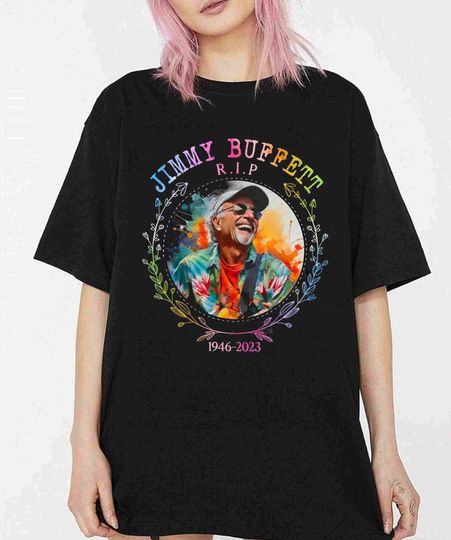 Discover Memorial RIP Jimmy Buffett Shirt, Jimmy Buffett Fan Gift, Parrothead Island Tshirt