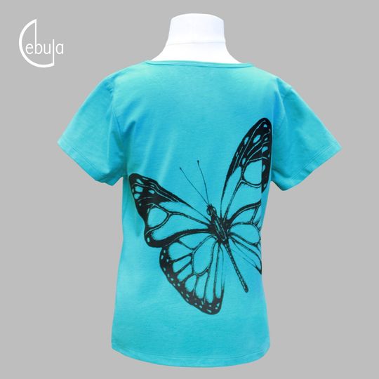 Discover Cebula Butterfly T-shirt, soft cotton