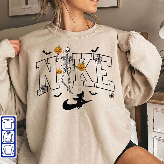 Discover Just Boo It Halloween Swoosh Hoodie Design