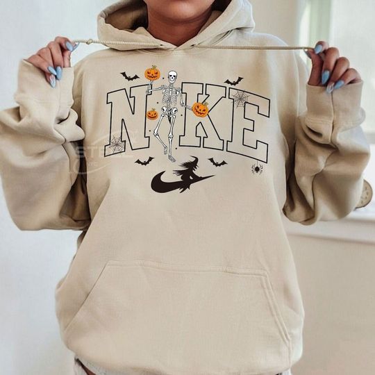 Discover Just Boo It Halloween Swoosh Hoodie Design