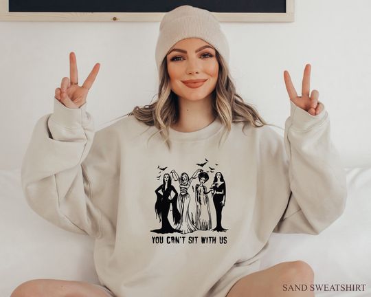 Discover Witches Sweatshirt,Funny Sanderson Sisters Shirt,Vintage Spooky Vibes T shirt,Cute Halloweeen Tshirt,Witchy T-shirt,Gift For Women,GC6182