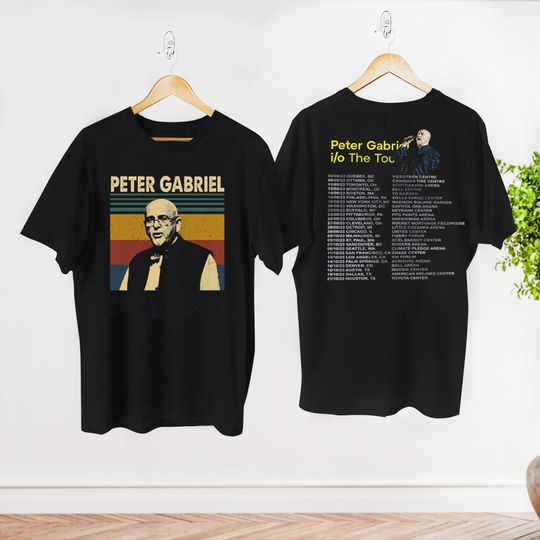 Discover Graphic Peter Gabriel 2023 Tour T-Shirt, Peter Gabriel 2023 Merch